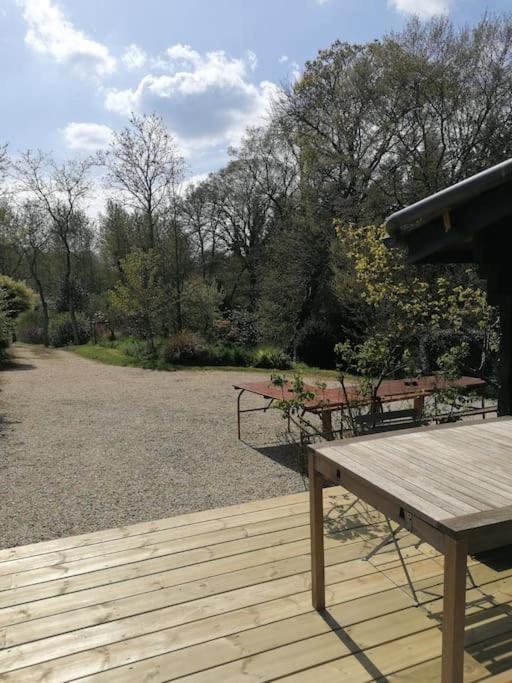 Lanvallay Chalet En Pleine Nature Au Bord D'Un Etang מראה חיצוני תמונה